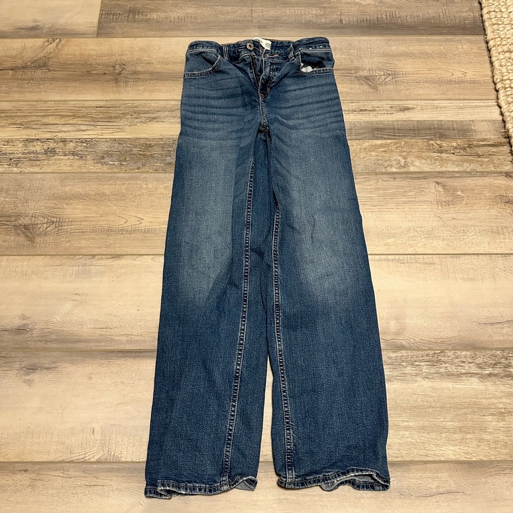 Abercrombie Kids Blue Jeans Wide-Leg Style